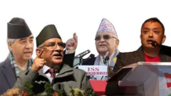 देउवा, प्रचण्ड, ओली र थापा