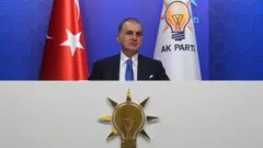 Adalet ve Kalkınma Partisi Sözcüsü Ömer Çelik, Merkez Yürütme Kurulu toplantısı sonrası açıklama yapıyor