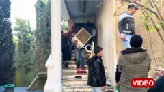 సిరియా మాజీ అధ్యక్షుడు బషర్ ఇంటిని లూటీ చేసిన జనం