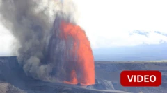 ஹவாயில்43-வது முறையாக வெடித்த எரிமலை