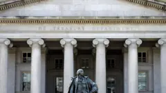 வாஷிங்டன் டி.சி.யில் உள்ள அமெரிக்க கருவூலத் துறையின் அலுவலகம் 