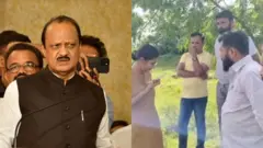 अजित पवार आणि डीवायएसपी अंजना कृष्णा व्ही. एस