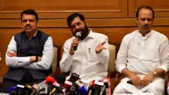 देवेंद्र फडणवीस, एकनाथ शिंदे, अजित पवार