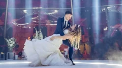 La esposa del futbolista compartió una imagen de su boda.