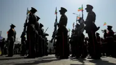 WaEthiopian National Defence Forces at pro-government rally - 11 November