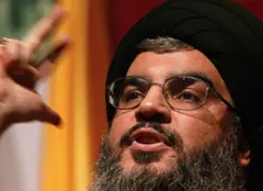 صورة أرشيفية للأمين العام لحزب الله اللبناني حسن نصر الله.