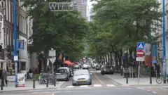 Rotterdam'ın ana caddesi Witte de Withstraat