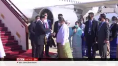 ကမ္ဘောဒီးယား ဝန်ကြီးချုပ် မြန်မာပြည်ရောက်ရှိ
