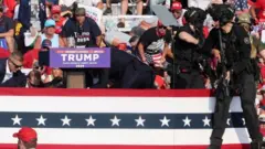 момент покушения на Трампа