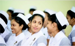 හෙදියන් පිරිසකගේ ඡායාරූපයකි