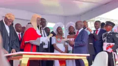 Aworan Gomina ipinlẹ Edo tuntunMonday Okpebholo