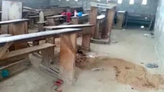 Hari abana bakomeretse igihe basimba bava mw'igorofa ya kabiri bagerageza guhunga ico gitero