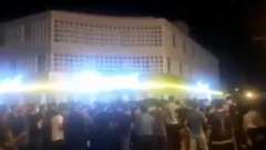 بخشی از فیلم منتشر شده از تجمع در شهر بهبهان