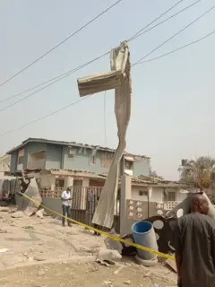 Fọtọ a na-egosi etu ọnọdụ siri dị n'ogbe ebe ihe ahụ gbara.