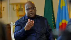 Perezida Felix Tshisekedi yabwiye AFP ko byaba byiza mugenzi we Paul Kagame afashije hakabaho ubutabera