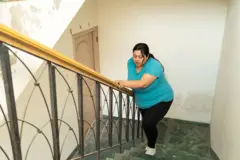 સીડી ચડતી વખતે હાંફ ચડવો