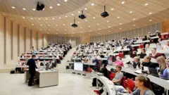 class at the university