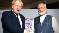 जॉनसन और मोदी