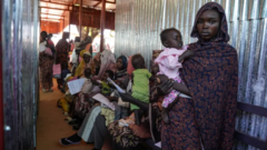 مشردون داخليا في السودان.