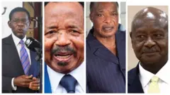 Four African leaders