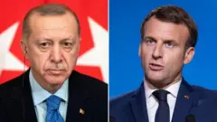 اردوغان و مکرون