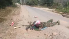 မိုးတေတံတားမှာ TNLA မိုင်းရှင်းလင်းရေးလုပ်နေပုံ