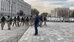 Вечером поступили сообщения о стычках и разгоне акции протеста