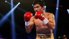 Manny Pacquiao mu iteramakofe i Las Vegas (9 04 2016)