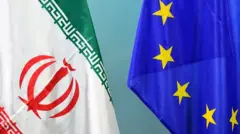 پرچم اتحادیه اروپا و ایران