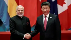 China, India