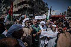 په غزه ښار کې د اسرائيلو پر ضد لاریونونه: ډېری فلسطينيان له سیمې وتلو انکار کوي