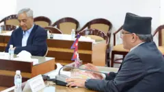 प्रधानमन्त्री प्रचण्ड र देउवा