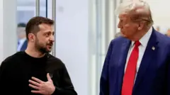 Perezida Volodymyr Zelensky na Perezida Donald Trump 