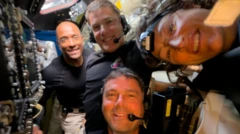 La tripulación de la misión Artemis II.