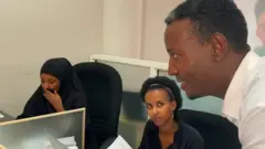 አክሊሉ ሃብተሚካኤል ስልጠና እየሰጠ