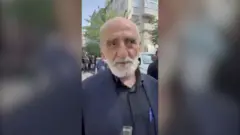 حسین شریعتمداری در مراسم تشییع ابراهیم رئیسی