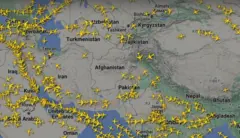 پروازها بر فراز منطقه 