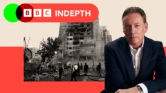 Index image of Frank Gardner and a building in Tehran