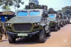 Ingabo za DR Congo zerekana ibikoresho byazo umwaka ushize i Kinshasa