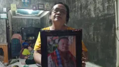 Foto Raden Barus, korban tewas dalam kasus penyerangan warga sipil di Desa Selamat, Deli Serdang oleh anggota TNI