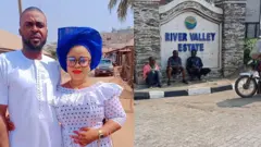 Oloogbe Ayobami Ganiyat Ayanwale ati Ayoola Ayanwale wọ aṣọ funfun