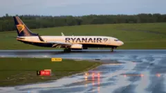Літак Ryanair змусили сісти у Мінську