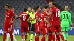 بايرن فاز بمجموع المباراتين 7-1