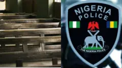 Aworan inu ijọ kan ati aworan idanimọ ọlọpaa.