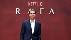 Надаль на премьере сериала Rafa