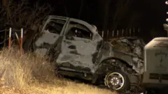 Fatal crash involving the University of the Southwest men's and women's golf team bus and a Ford 5-150.