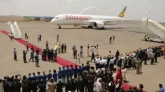 ነፋሪት መገዲ ኣየር ኢትዯጵያ ናብ ኣስመራ ምስ ኣተወት