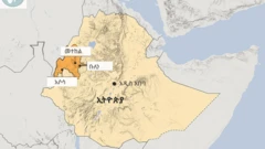 የቤንሻንጉል ክልልን የሚያሳይ ካርታ