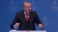 Recep Tayyip Erdogan oo ka hadlay shirka ururka ay ku mideysan yihiin dalalka IMuslimiinta
