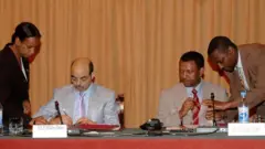 ቀዳማይ ሚኒስትር ነበር ኣቶ መለስ ዜናዊ [ጸጋም] ከምኡ'ውን ኣቶ ልደቱ ኣያሌው